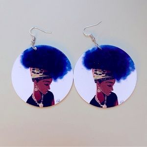 Safari Handmade Wooden Earrings